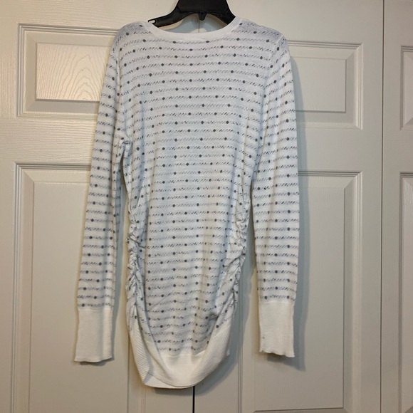 Maternity crew neck sweater top - Picture 6 of 6